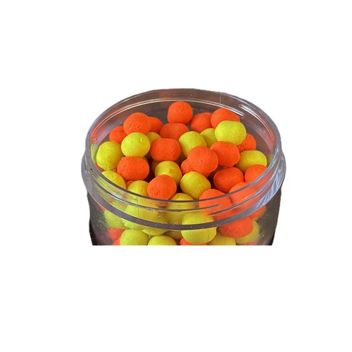 Atomix Pop-Up dumbel horgászcsali 4x8 mm Feketeribizli-Chili - narancs/sárga (CK-458)