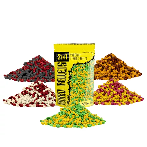 CZ 2in1 Turbo gyors oldódású pellet, 3 mm, eper, halas, 500 g (CZ4846)