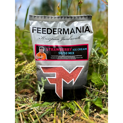 Feedermánia 50/50 MIX STRAWBERRY ICE CREAM etetőanyag - 800g