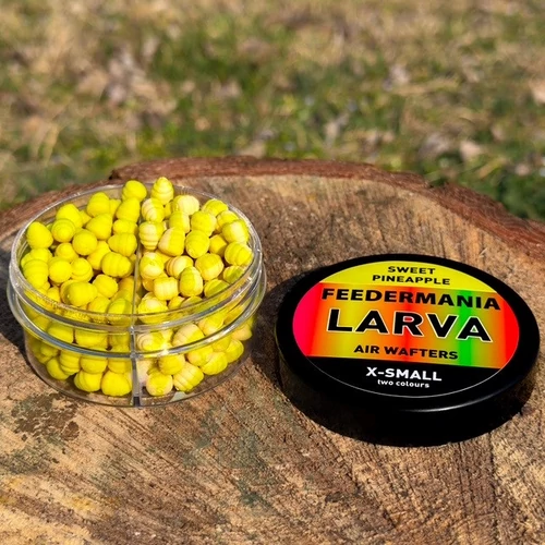 Feedermánia Larva Air Wafters Two Tone XS lebegő csali Sweet Pineapple - sárga (F0990003)