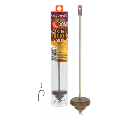 Haldorádó Pellet Bomb Casting Rocket 50 g komplett fix végszerelék horgászathoz (HD39355)