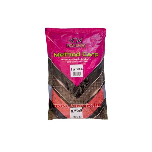 TOP MIX Method Carp etetőanyag - Eperkrém (TM125)