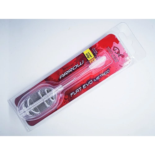 TOP MIX ARROW FLAT EVO method feeder kosár L 60g - átlátszó (TM664)