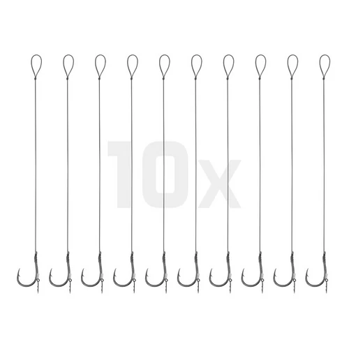 Delphin Braided Sting Feeder Rig előkötött feeder szerelék 10db 8cm/0,20mm/Chinu #6 (101005831)