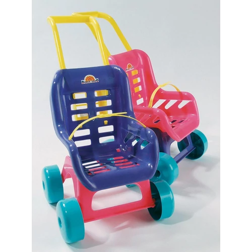 Játék babakocsi színes (5011)