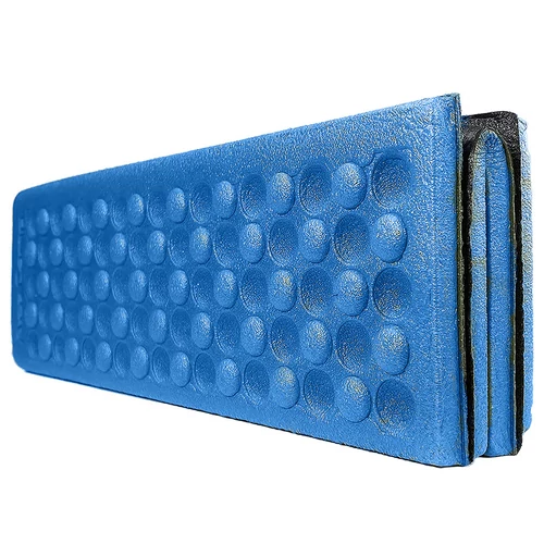 Összecsukható kempingszőnyeg túrázáshoz XPE habból 2 cm vastagságú - kék (14387_N)