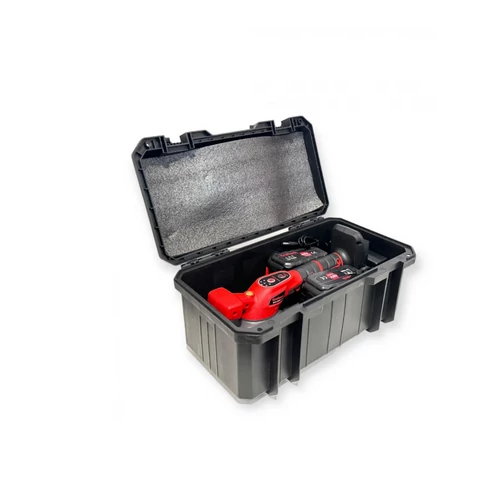 Kraftech akkumulátoros vibrációs csempéző/burkoló 42V 125mm 5 sebességfokozattal - piros-fekete (KT/TL-48XPRO)