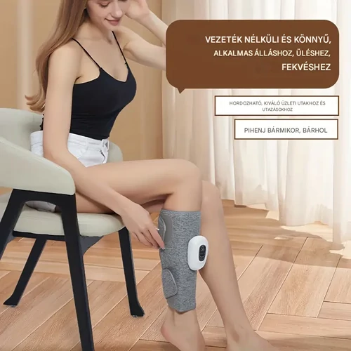 Vezeték nélküli intelligens kompressziós vádli-/lábmasszírozó