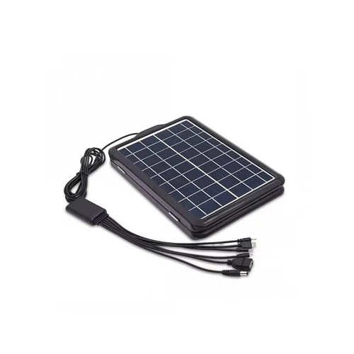 Easy Power EP-1812 hordozható napelemes töltő 18V 12W USB 5V és 18V kimenettel IPX6 - fekete