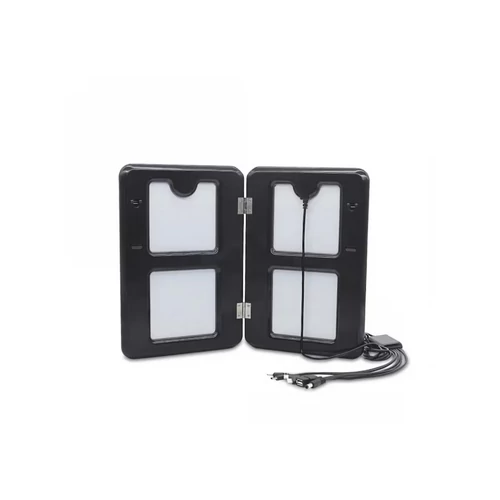 Easy Power EP-1812 hordozható napelemes töltő 18V 12W USB 5V és 18V kimenettel IPX6 - fekete