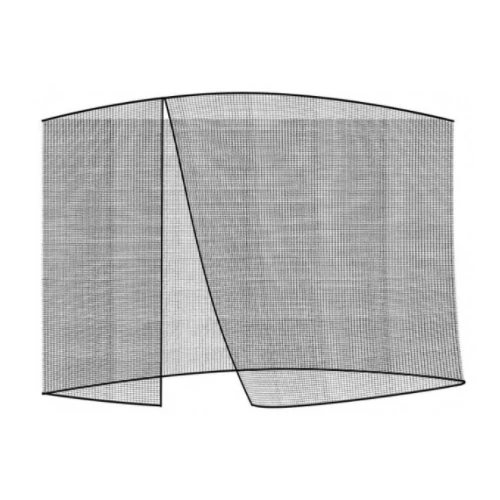 Cipzáros szúnyogháló napernyőre, 300 cm - fekete (MS-474)
