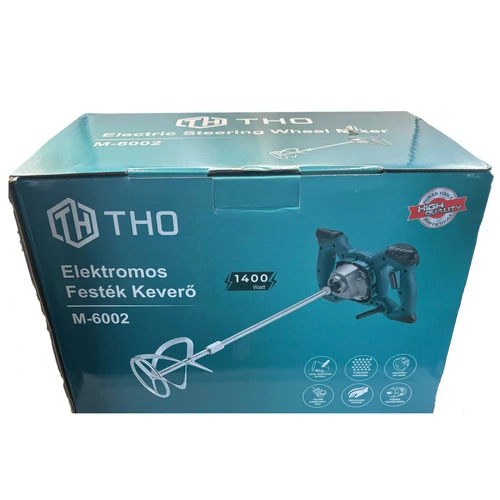 THO elektromos festék- és habarcskeverő 1400 W (M-6002)