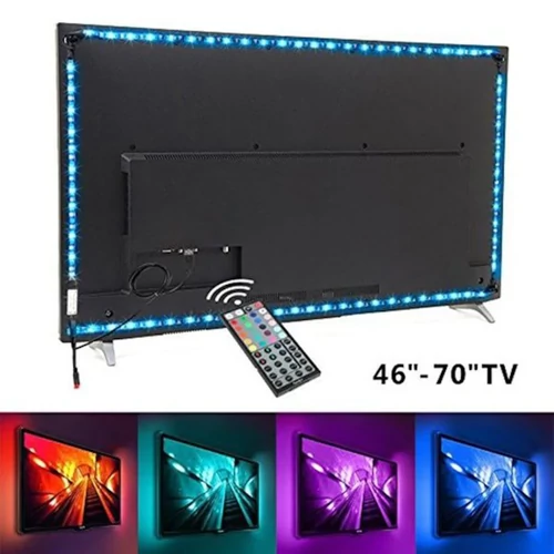 Telefonról vezérelhető bluetooth LED szalag - TV háttérvilágítás - Választható méretben