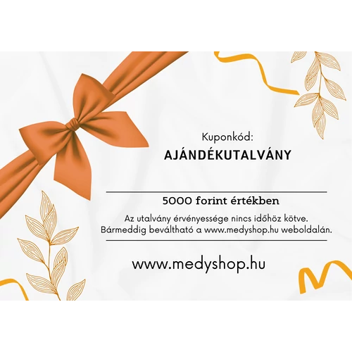 Ajándékutalvány 5000 Forint értékben