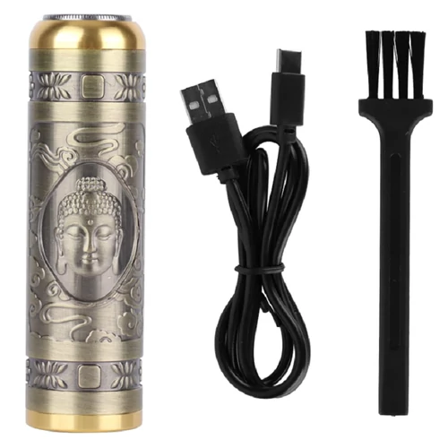 Vezeték nélküli mini borotva USB-C töltéssel - arany (bkm15)