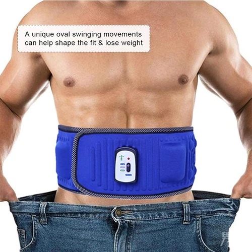 X5 Super Slim vibrációs karcsúsító öv - kék