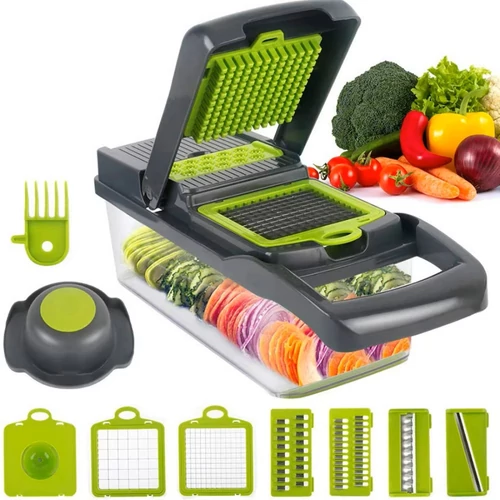 Vegie-slicer Többfunkciós szeletelő, aprító készlet - 14 db-os