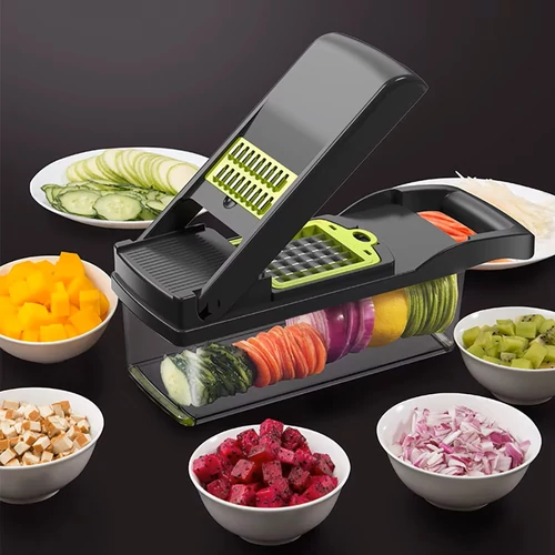 Vegie-slicer Többfunkciós szeletelő, aprító készlet - 14 db-os