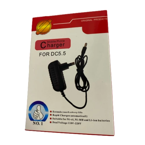 Charger hálózati adapter DC5.5 100-240V / 5V-2A