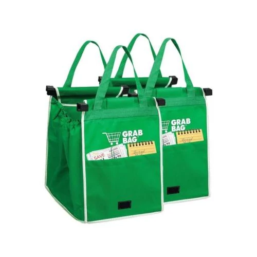 Grab and Bag bevásárlótáska szett 2 db - zöld