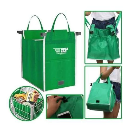 Grab and Bag bevásárlótáska szett 2 db - zöld