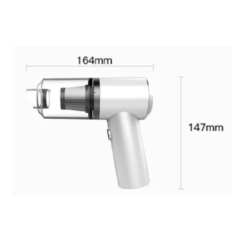 2in1 mini kézi porszívó USB-vel - fekete