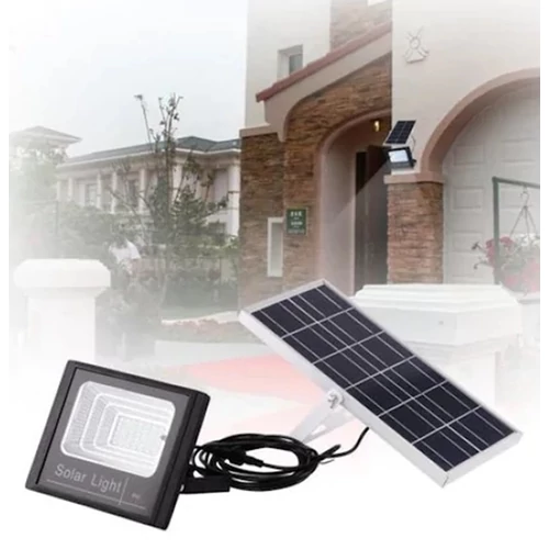Solar Light 50W napelemes alkony kapcsolós LED lámpa távírányítóval - fekete