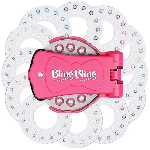 Bling Bling hajdíszítő szett strasszkövekkel - rózsaszín (0064)
