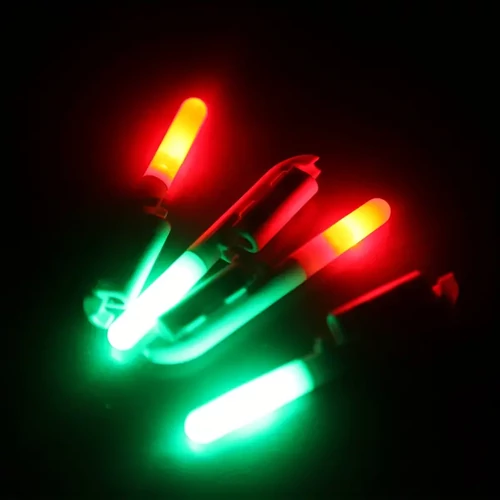 Rod Tip Light LED spicc jelzőled 2 db elemekkel - neonzöld (8026)