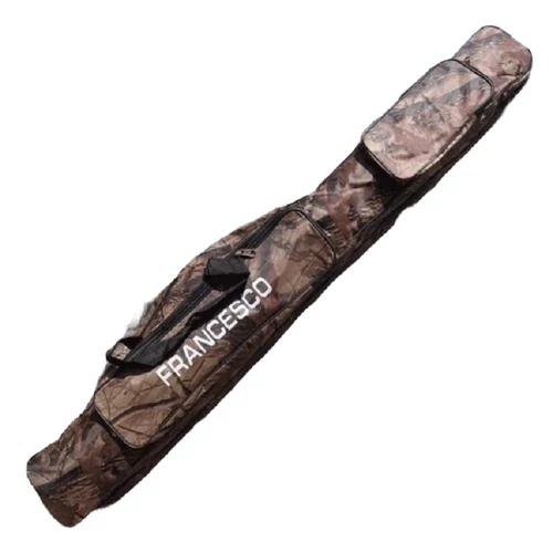 Francesco 2 fakkos horgászbot tok 160 cm - terepmintás