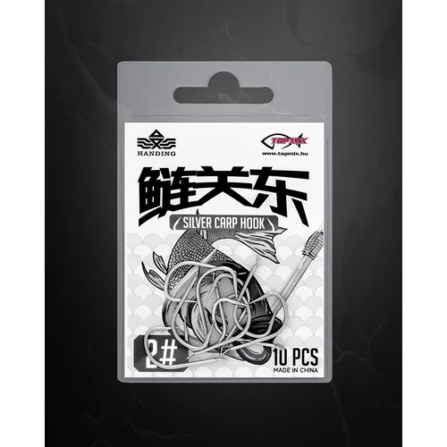 HANDING busázó horog #2 - ezüst (HD2084)
