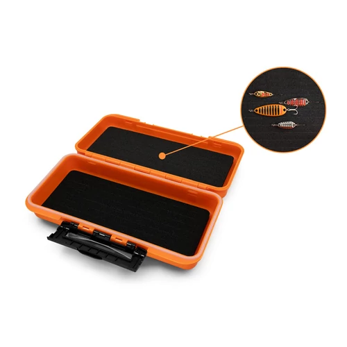Delphin LureBOX QUICK műcsali tároló doboz EVA hab béléssel 210x120x50mm - narancssárga