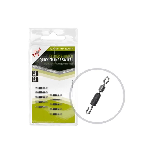 CZ Feeder és match gyorskapocs, #12, 10 db (cz6491)