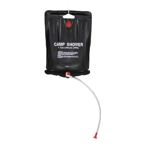 Solar kemping zuhany 20L PVC - fekete (AD6937)