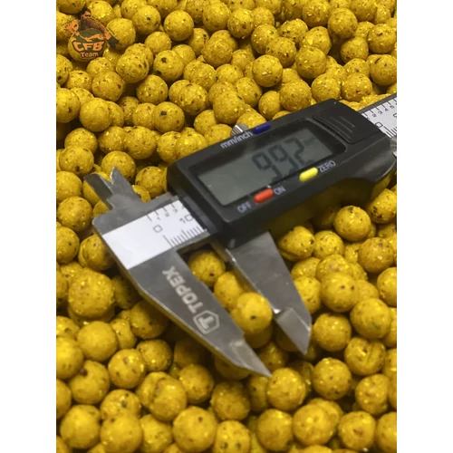 CFB 10mm Főtt csalizó bojlik 100g - Super Corn édes teljes főtt kukorica