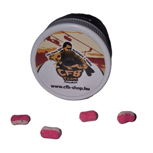 CFB 2in1 Fluo oldódó Wafters 20 g - Krill Halibut - Fehér Rózsaszín - Választható Méret