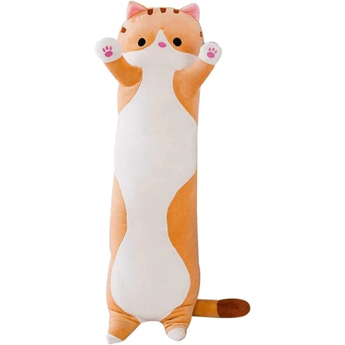 Cicás plüss párna 50 cm - Barna