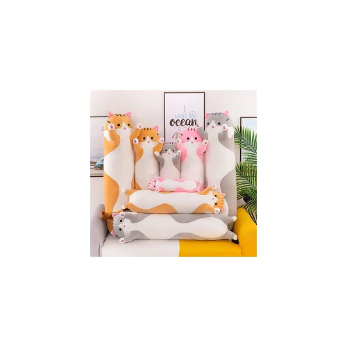 Cicás plüss párna 50 cm - Barna