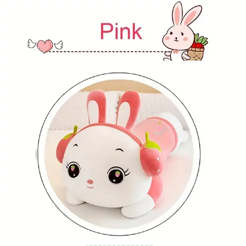 Nyuszi plüss párna - Világoskék - 70 cm