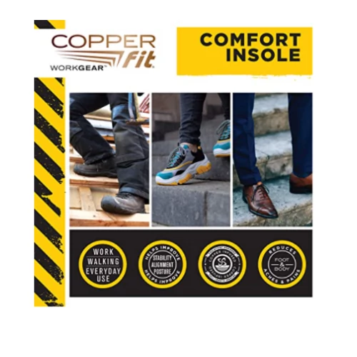 CopperFit Work Gear szabható talpbetét 40-46,5 méretig - fekete (MS-160)
