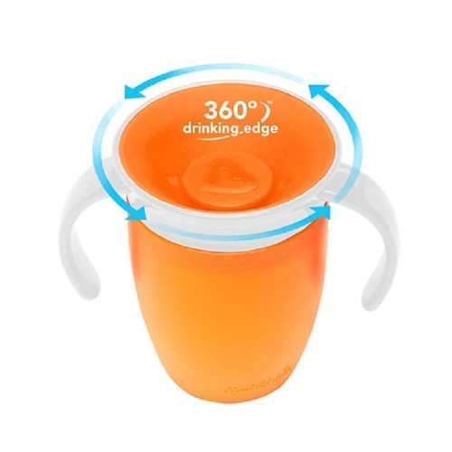 Cseppmentes itatópohár 360° ivóperemmel gyerekeknek 200 ml - Választható színben