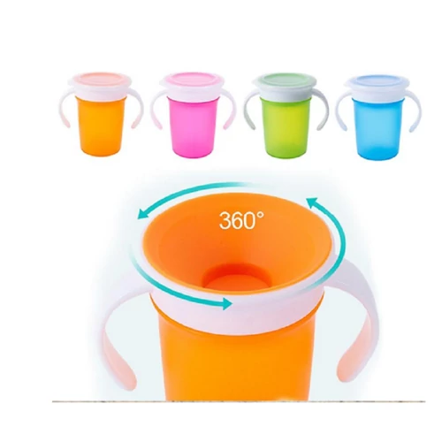 Cseppmentes itatópohár 360° ivóperemmel gyerekeknek 200 ml - Választható színben