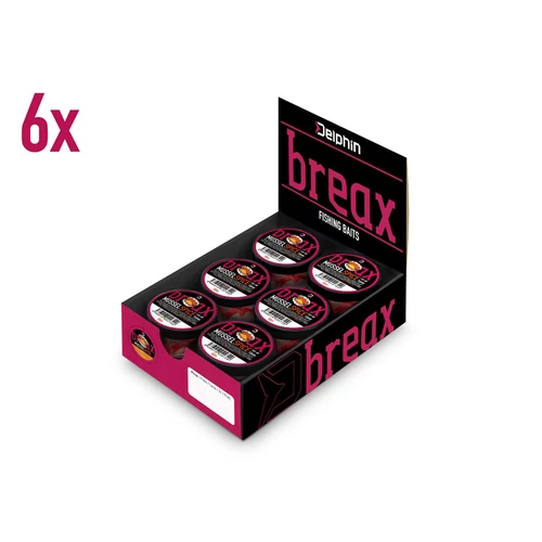Delphin BreaX POP lebegő csali 16mm/50g - Kagyló-Fűszer (narancs-fehér)