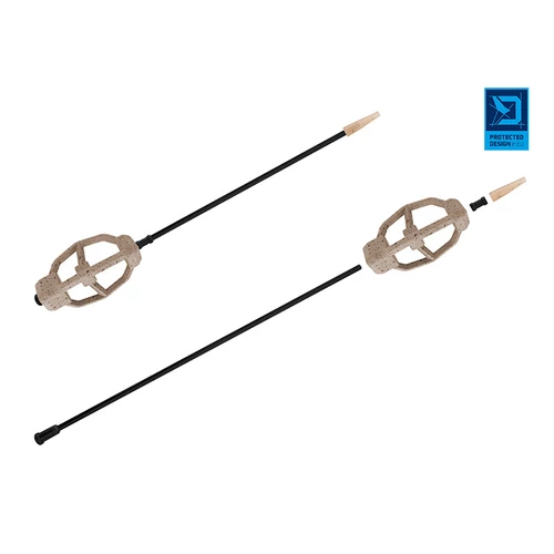 Delphin CyberTRIPLE ólom feeder kosár csővel - 30 g