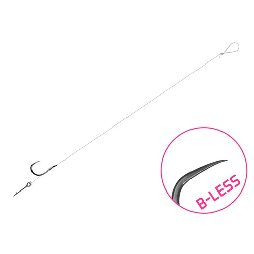 Kötött horog Delphin FLR Sting / 6db 12cm / 0,22mm / B-LESS #12 / Sting 5mm (101004244)