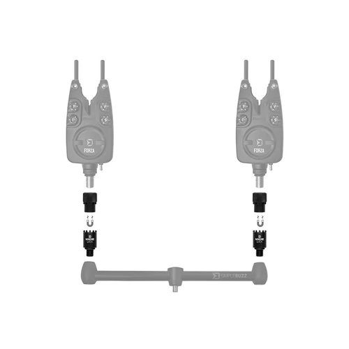 Delphin MagneQUICK gyorskioldó adapter kapásjelzőhöz - fekete (2db) (101004105)
