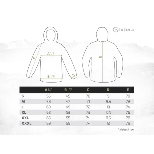 Ixtera RAZOR Army Téli Kabát - sötétzöld (XL)