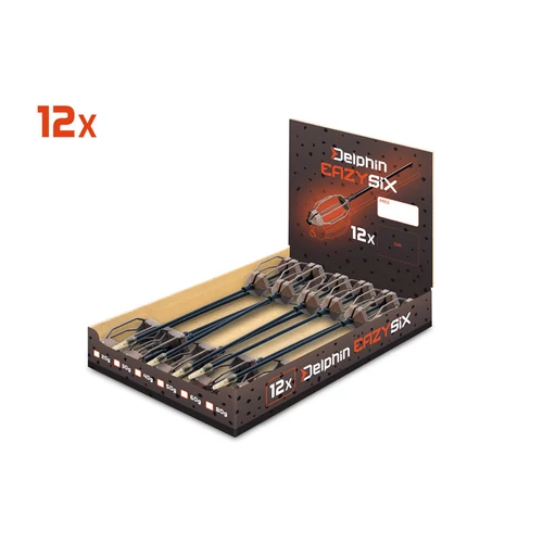 Delphin EazySIX ólom feeder kosár csővel - 40g