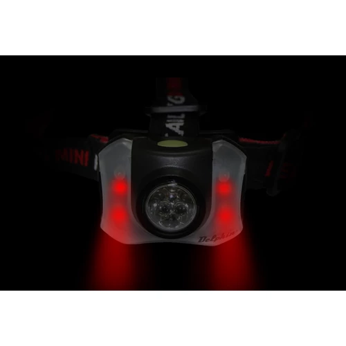 Delphin POLAR_X fejlámpa fehér és piros LED világítással (900013010)
