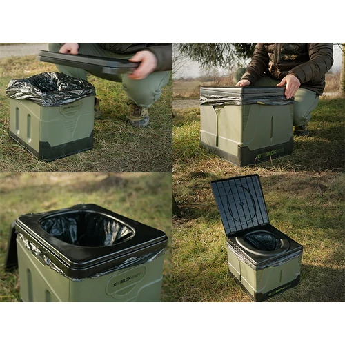 Delphin ToiBlox komposztálható zsákok hordozható WC-hez - 10 db